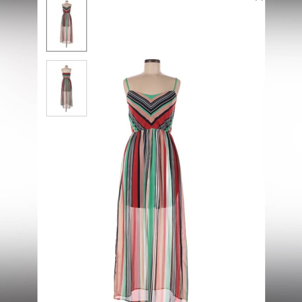 Ruby Rox multi-colored cocktail casual dress BNWT
